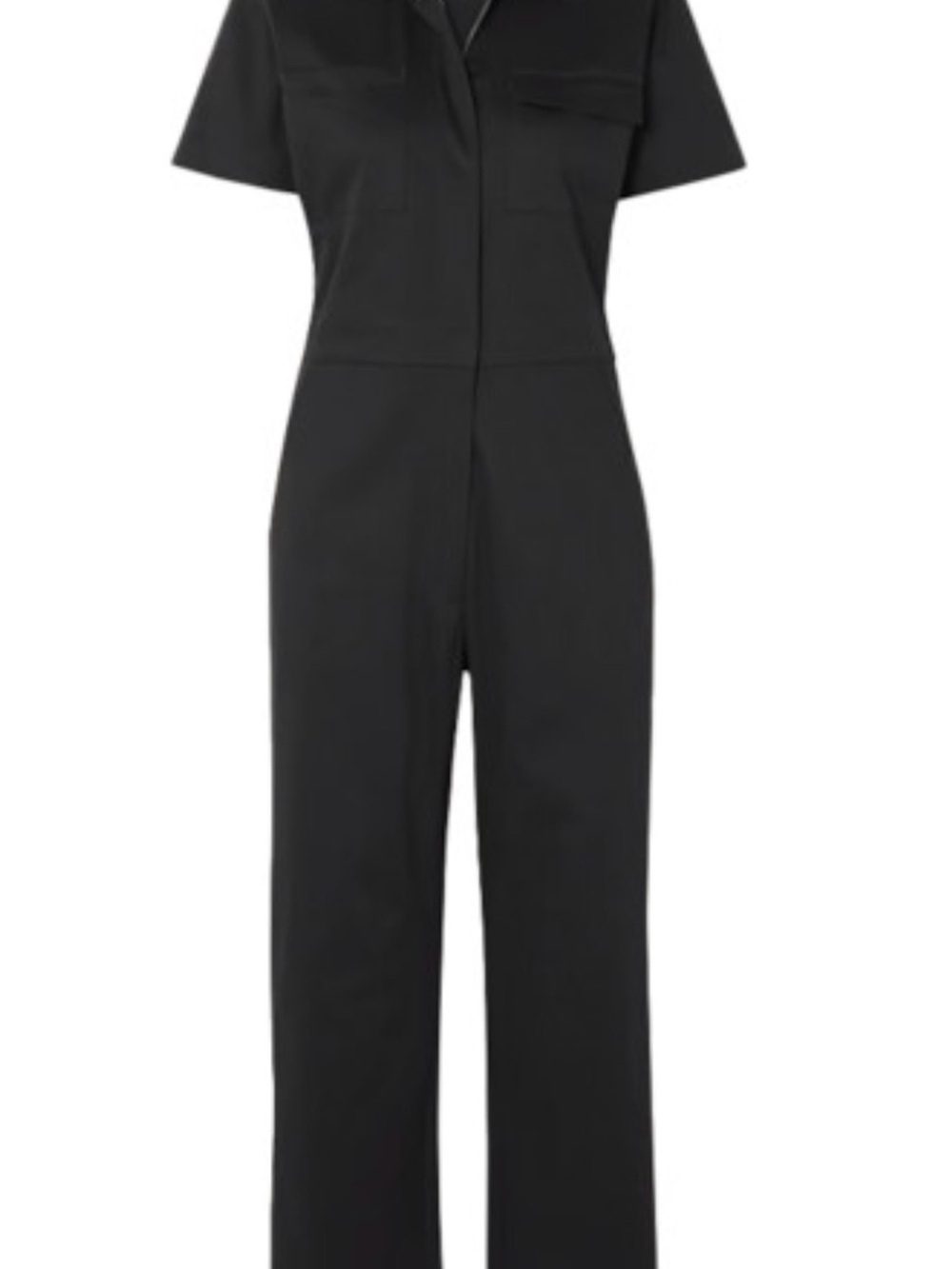 Rivet Utility black short sleeved Jumpsuit